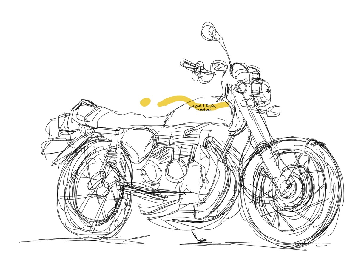 あなたの愛車をイラストにします 愛車がかわいい白黒イラストに！グッズやプレゼントにどうぞ イメージ3