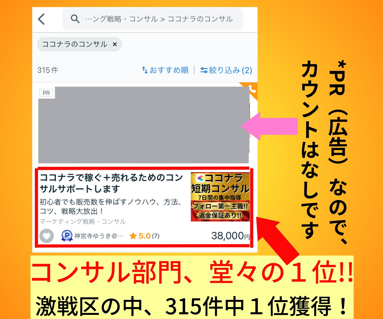 たった7日コンサルでココナラ初心者を売上UPします 営業０集客０経験０でも月１００万稼げるジャンル/集客/コツ イメージ8