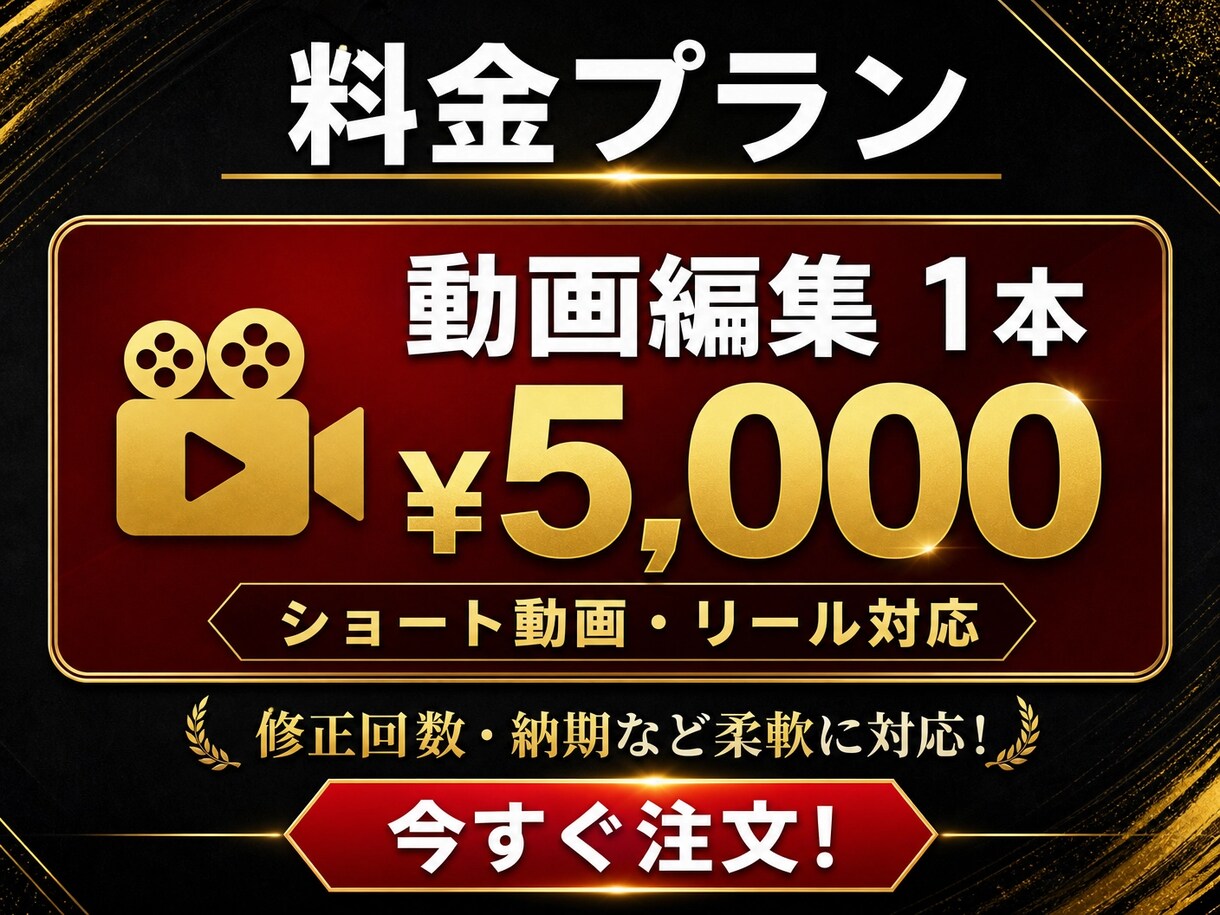 緊急対応：最短即日～編集いたします 納期が厳しい方へ。広告視点でショート動画編集します イメージ3