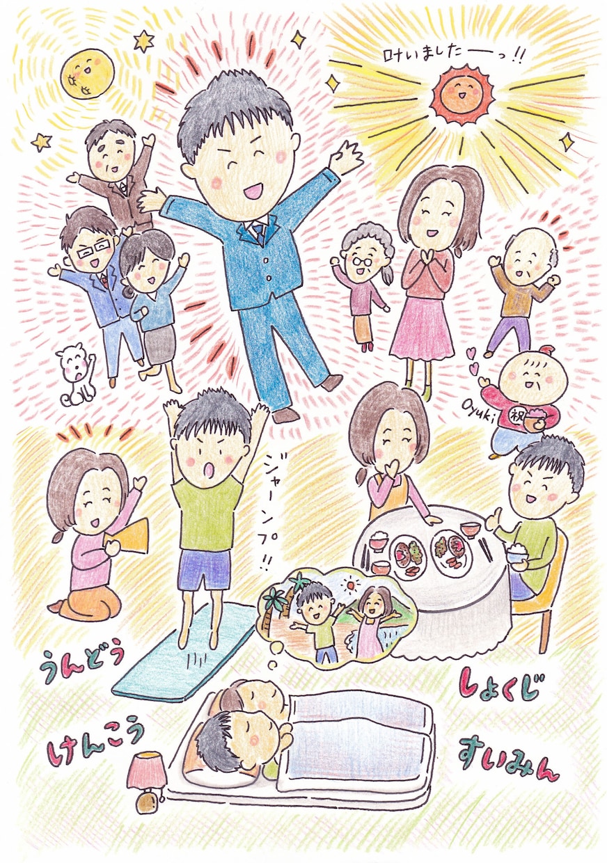 年始に設定！世界にたった一枚の絵で貴方を予祝します 【心の願望】を毎日眺められるよう【視覚化】し予祝します！ イメージ8
