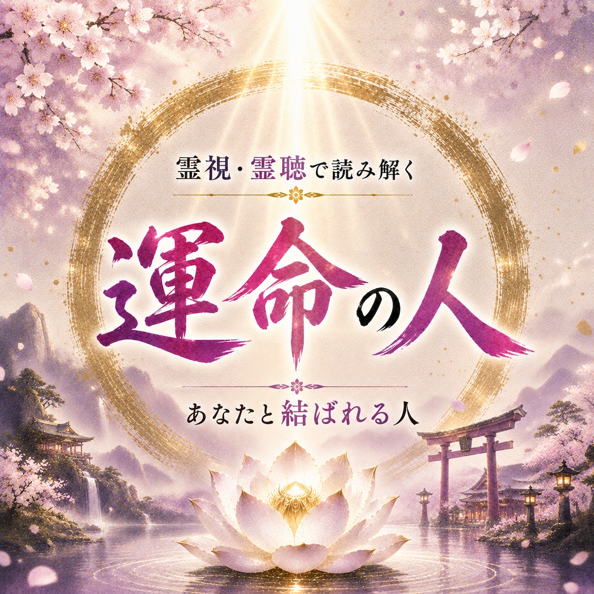 神事霊視◆赤い糸が繋ぐあなたの運命の人を視ます 高皇産霊神の神託を仰ぎ、あなたと魂で惹かれ合う相手を霊視 イメージ1