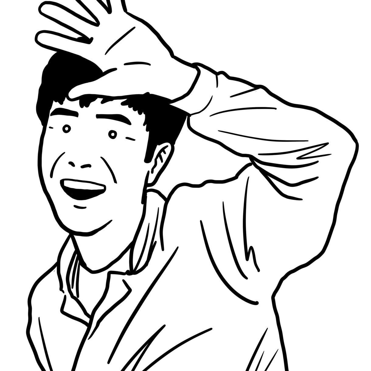 結婚式や記念日などのシンプルな似顔絵制作します あなたの似顔絵を制作します。恩人への感謝や思い出づくりに★ イメージ9