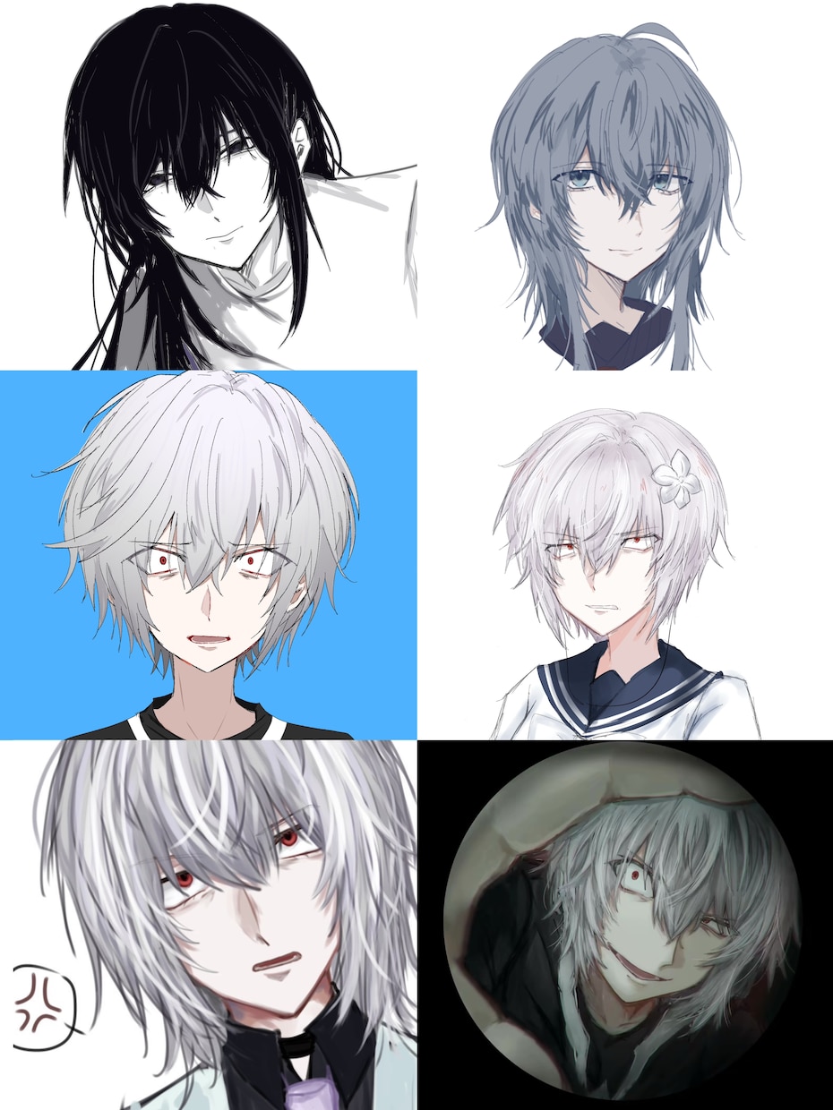 膝上までのイラスト/meme作成承ります 上半身(脇腹付近まで)等のイラスト依頼受け付け致します。 イメージ3