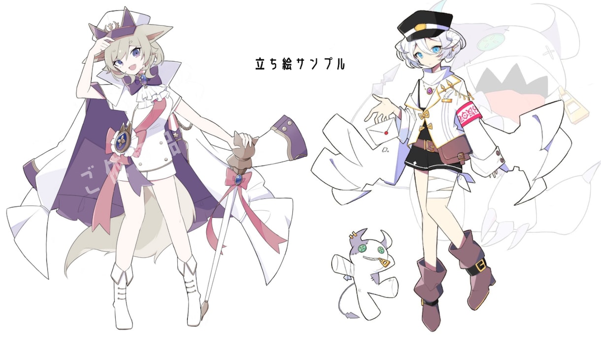 格好良いも可愛いも♦︎目を惹くイラストお描きします アイコン・MV・歌ってみた・立ち絵・グッズ用イラストなど イメージ5