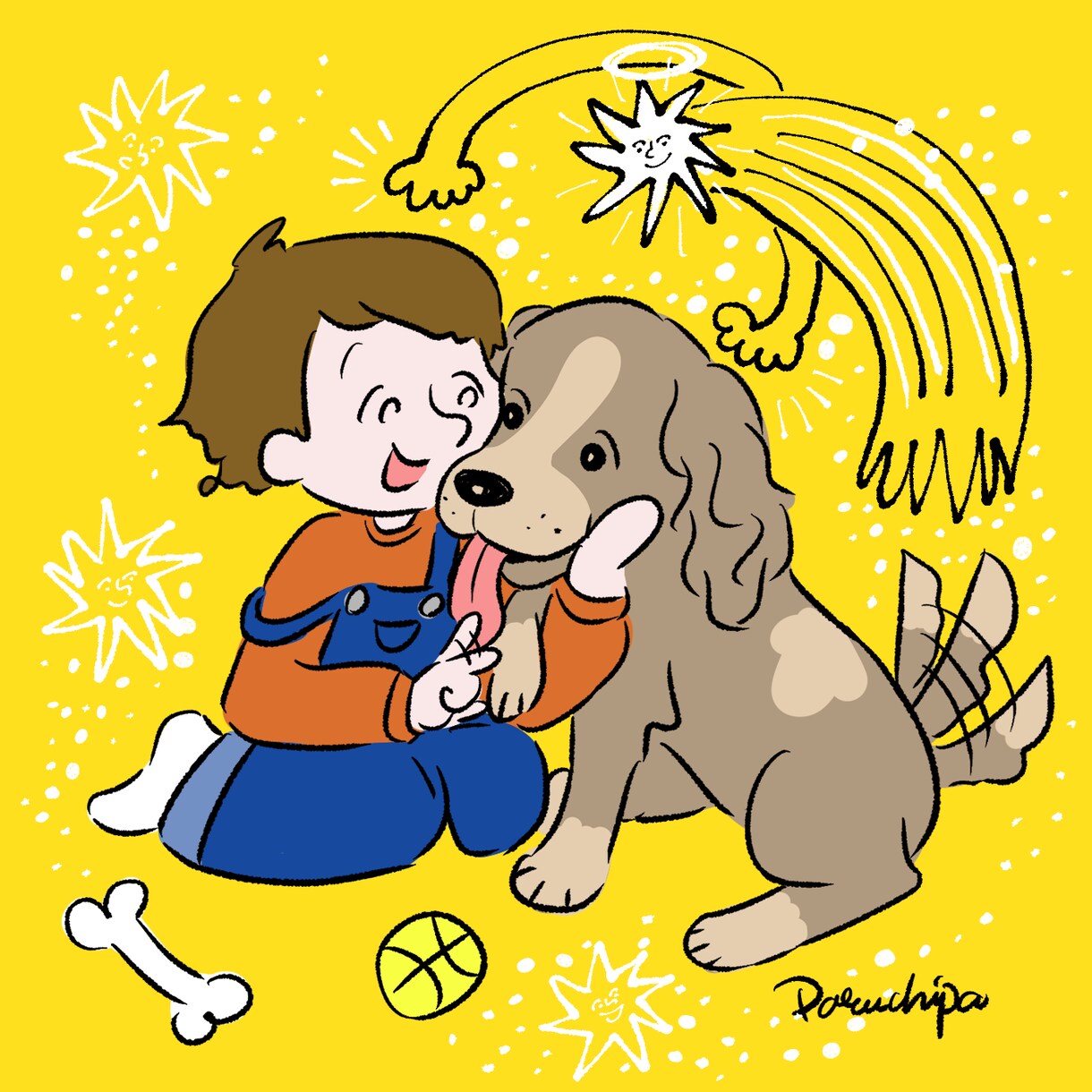 アメリカンポップなイラストを描きます アイコン画像やイラストや挿絵、似顔絵などのプレゼントにも！ イメージ9