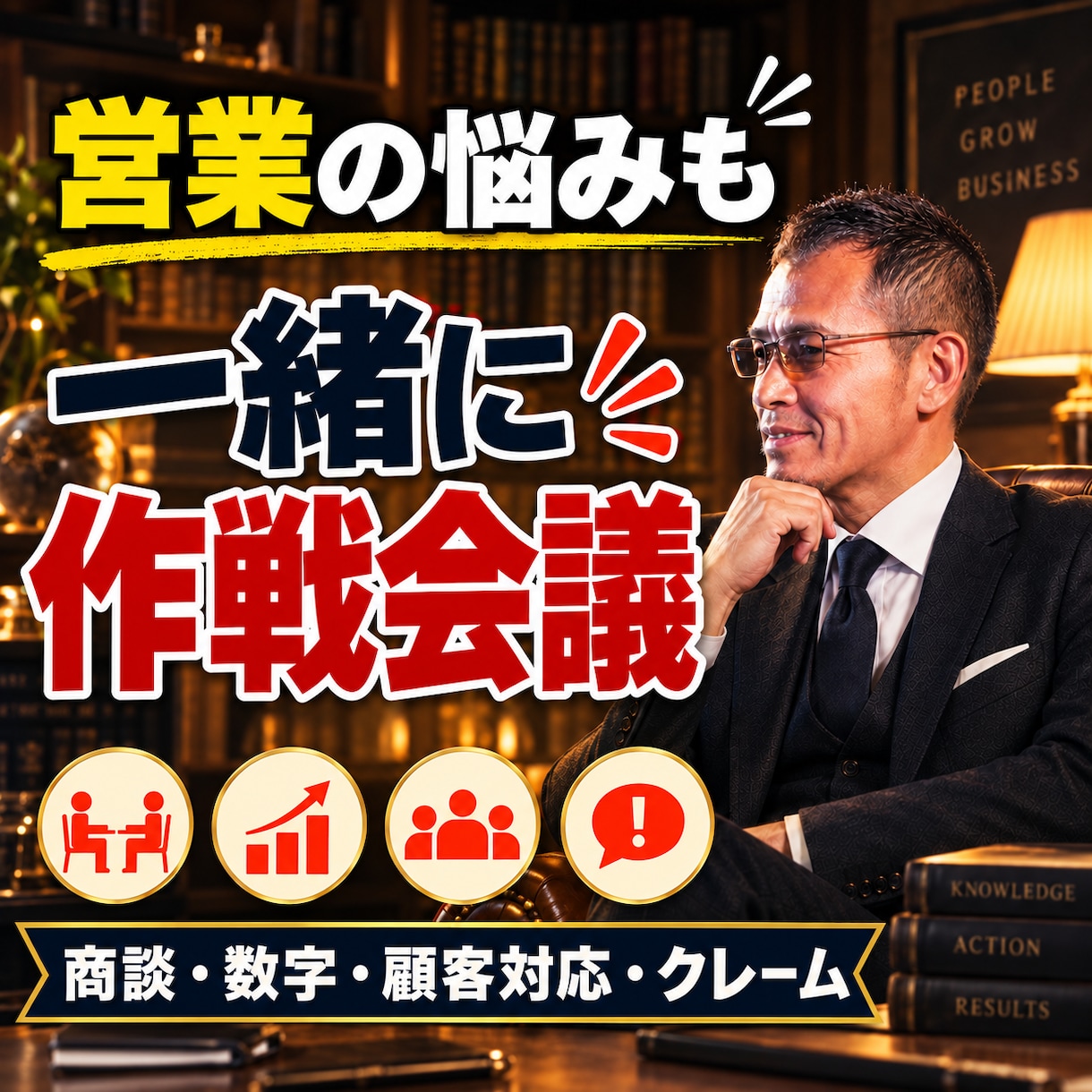 上司・部下・同僚の悩みを『作戦会議』します 元上場企業管理職が、立場別の仕事の悩みに向き合います イメージ7
