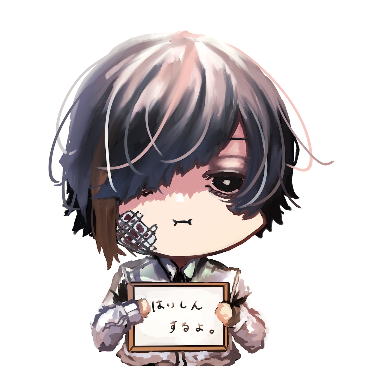 バストアップデフォアイコン描きます バストアップのデフォ可愛いめ？に描かせていただきます イメージ1