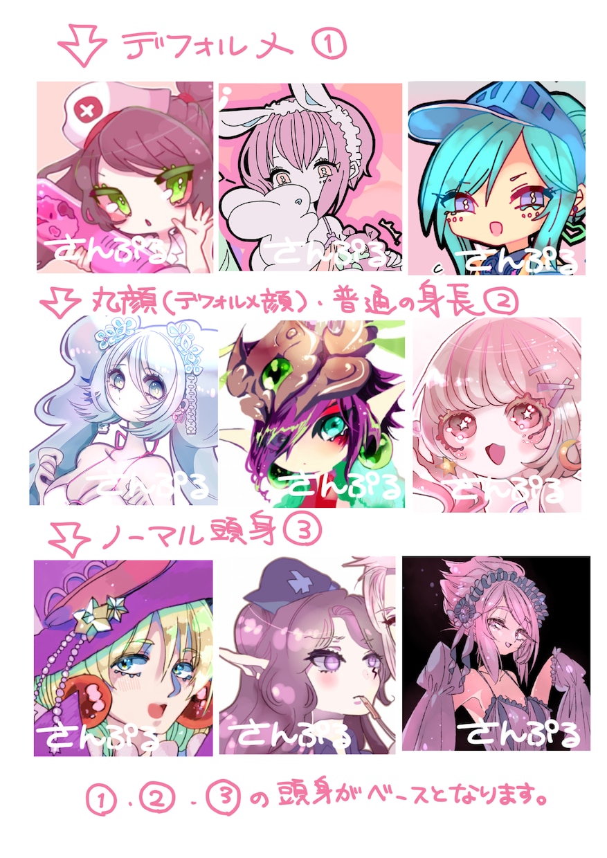 アイコンイラストの作成承ります 貴方だけのかわいいキャラクターイラストアイコン作りのお手伝い イメージ2