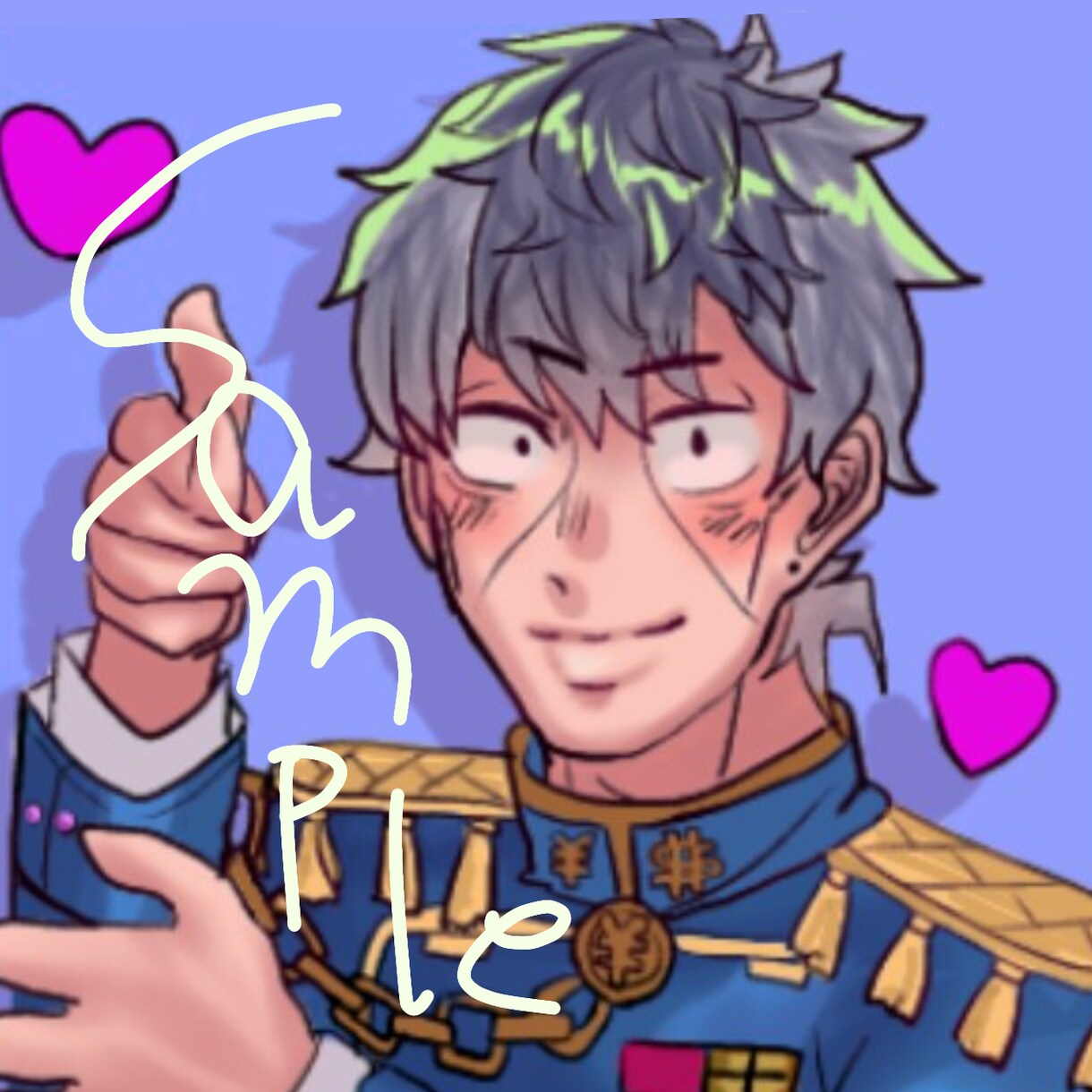 二次利用可能］NFTイラスト描きます アイコンサイズでドット絵からアニメタッチ等ラフ修正無制限！ イメージ5