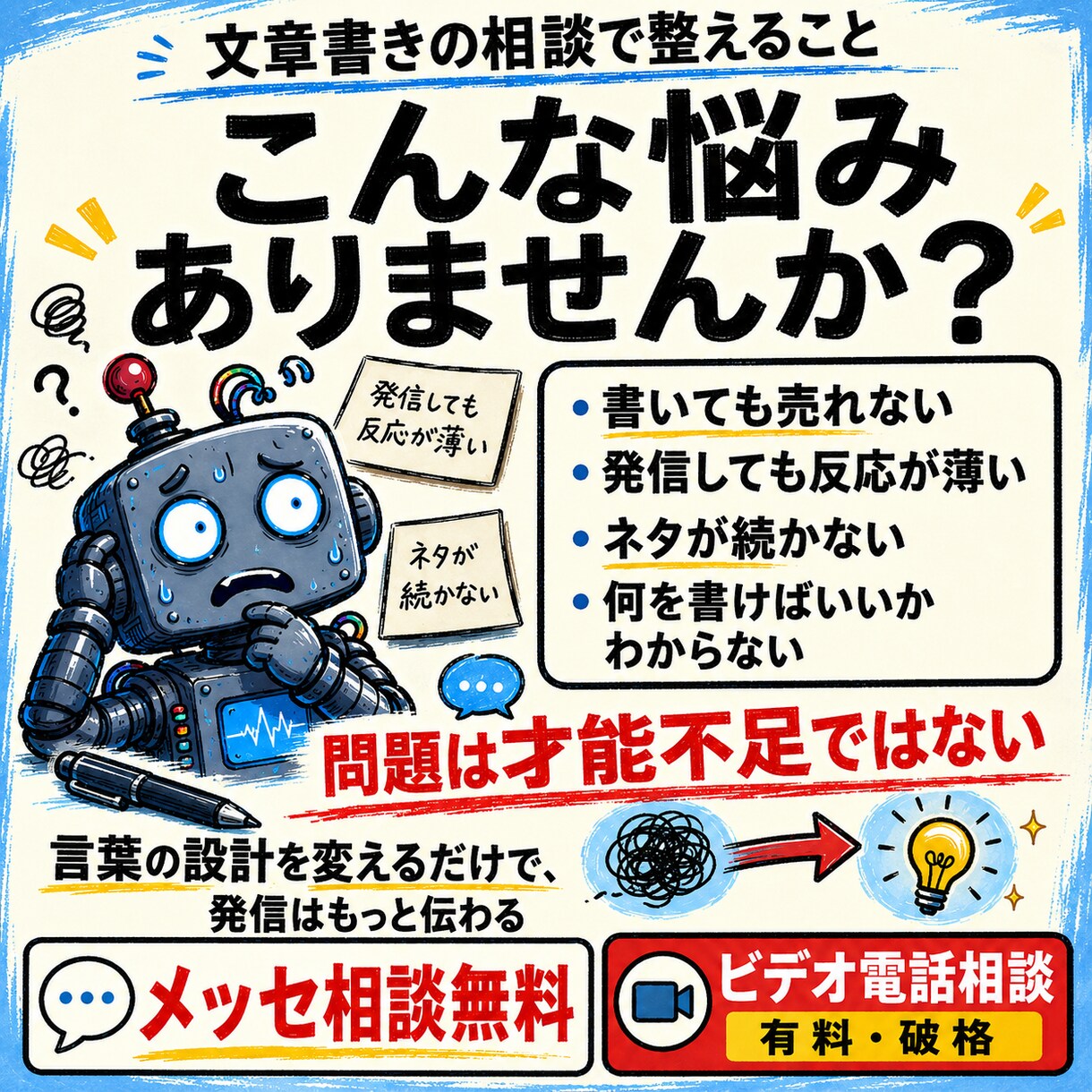 文章書きの極意｜通話とメッセ相談します セールス、メルマガ、X、Kindle…何にでも使える文章書き イメージ4