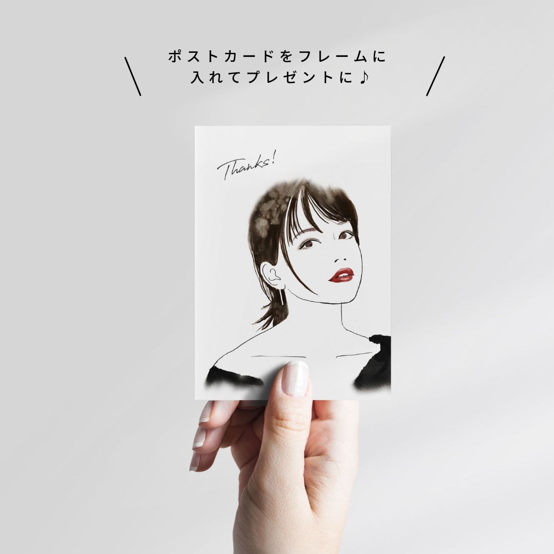 似顔絵　水彩　SNSやココナラのアイコンつくります 実写に自信が持てない・・そんなあなたへ イメージ3