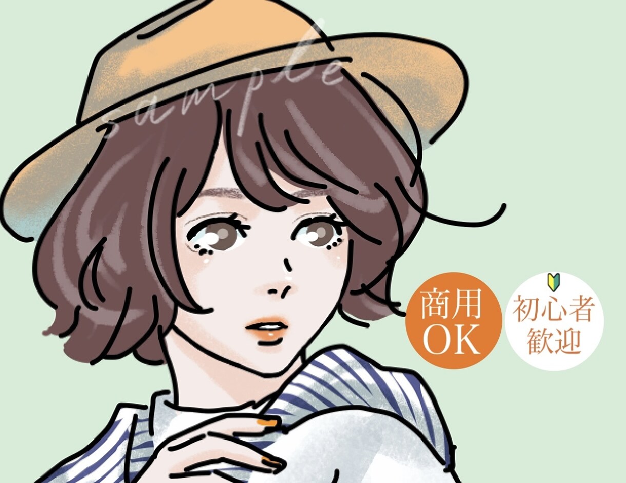 商用OK◎タッチを活かした個性派アイコン描きます 事前に丁寧なヒアリングを行います。初めての方でも安心です イメージ1