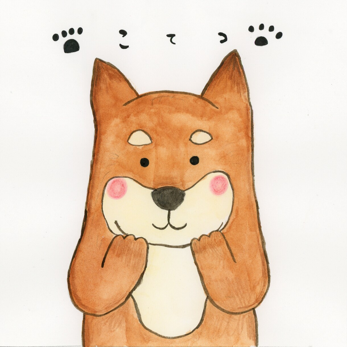 ほっこりのほほんとした愛犬のにがおえ描きます SNSなどのアイコンにぴったり！愛犬のゆるかわイラストです イメージ3