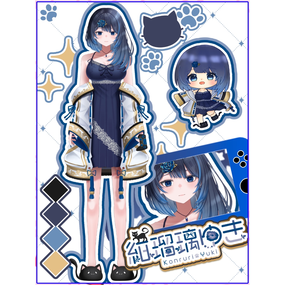 Vtuberさん向けの立ち絵素材作ります 目を惹くキービジュアル画像でアピールしませんか？ イメージ2