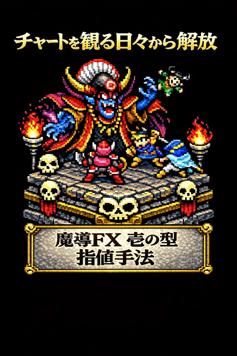 チャート監視から解放します 魔導式最凶指値手法。相場の負け組を出し抜きます イメージ1