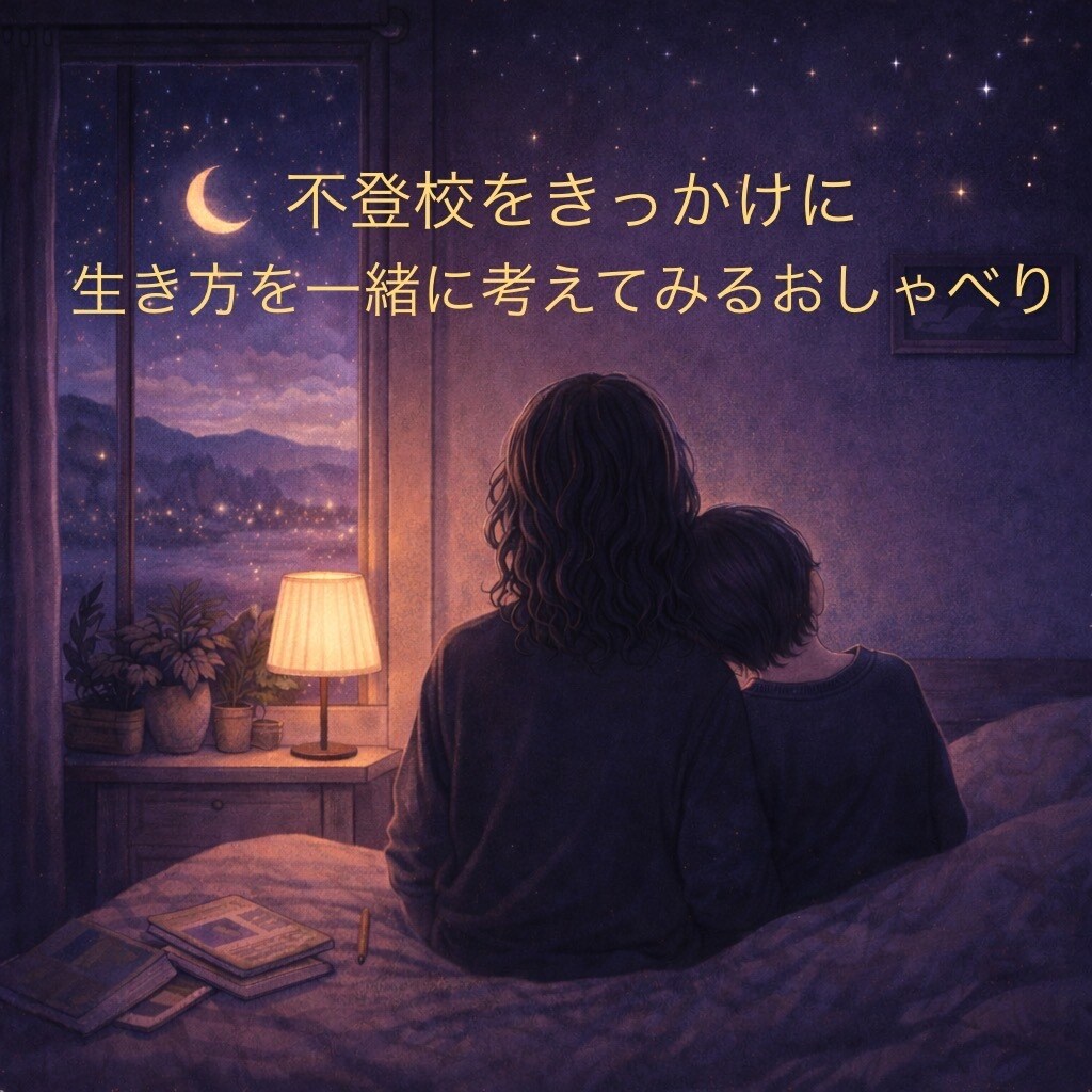 生き方を一緒に考えるためのおしゃべりをします 不登校、どう生きる？ギフトといろんな可能性を探す時間 イメージ1