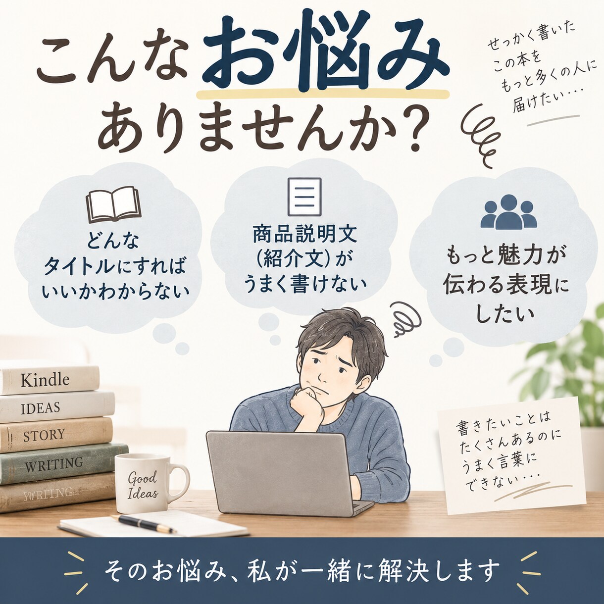Kindle本のタイトル・商品説明を作ります タイトル案5つ＋サブタイトル＋紹介文をまとめて提案 イメージ2