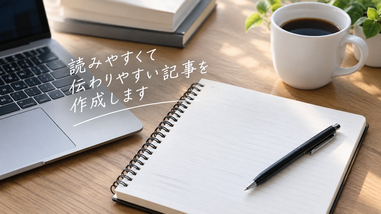 読みやすく伝わりやすい記事を作成します 初心者ですが、丁寧に読みやすい文章を作成します イメージ1