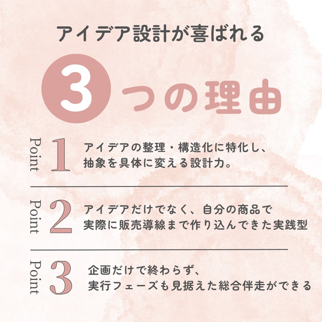 構想ゼロOK！事業アイデアを売れる設計図にします あなたの「やりたい」を“ビジネスに変える”仕組み設計 イメージ7