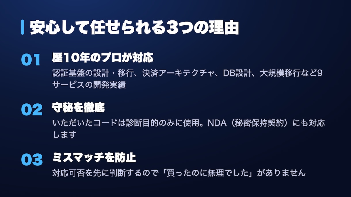 AIが作ったコードの不具合を診断します 動く"だけ"のコードに潜む問題をプロが診断 イメージ2