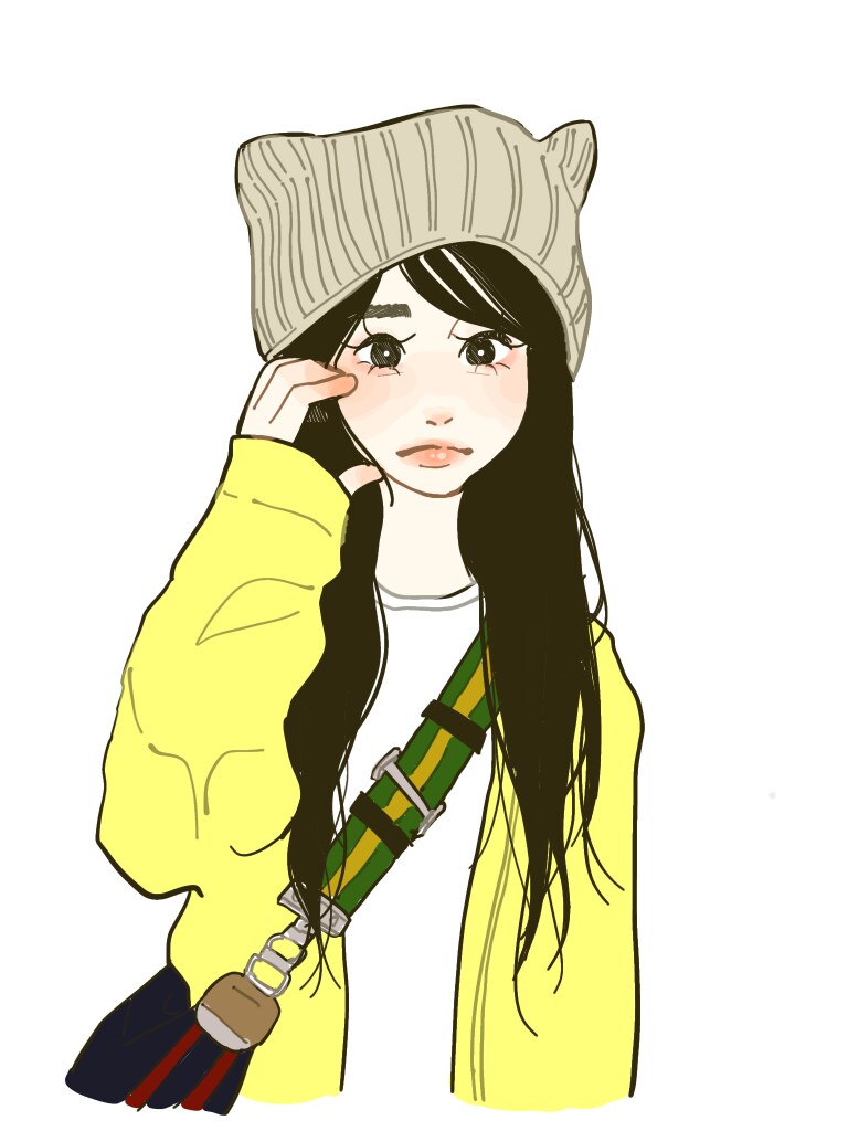 韓国風な女の子描きます おしゃれで柔らかい雰囲気♡各種SNSの印象UPに最適です！ イメージ6