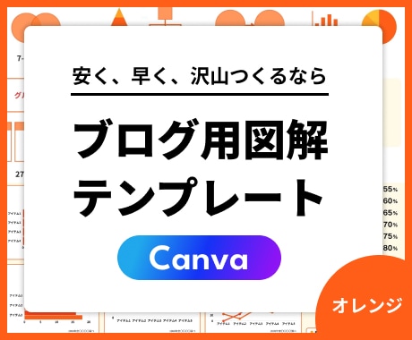 ブログ図解！CANVAテンプレート120種あります 本当に必要な図解だけ！ブログ・SEO歴14年のプロが制作！ イメージ1