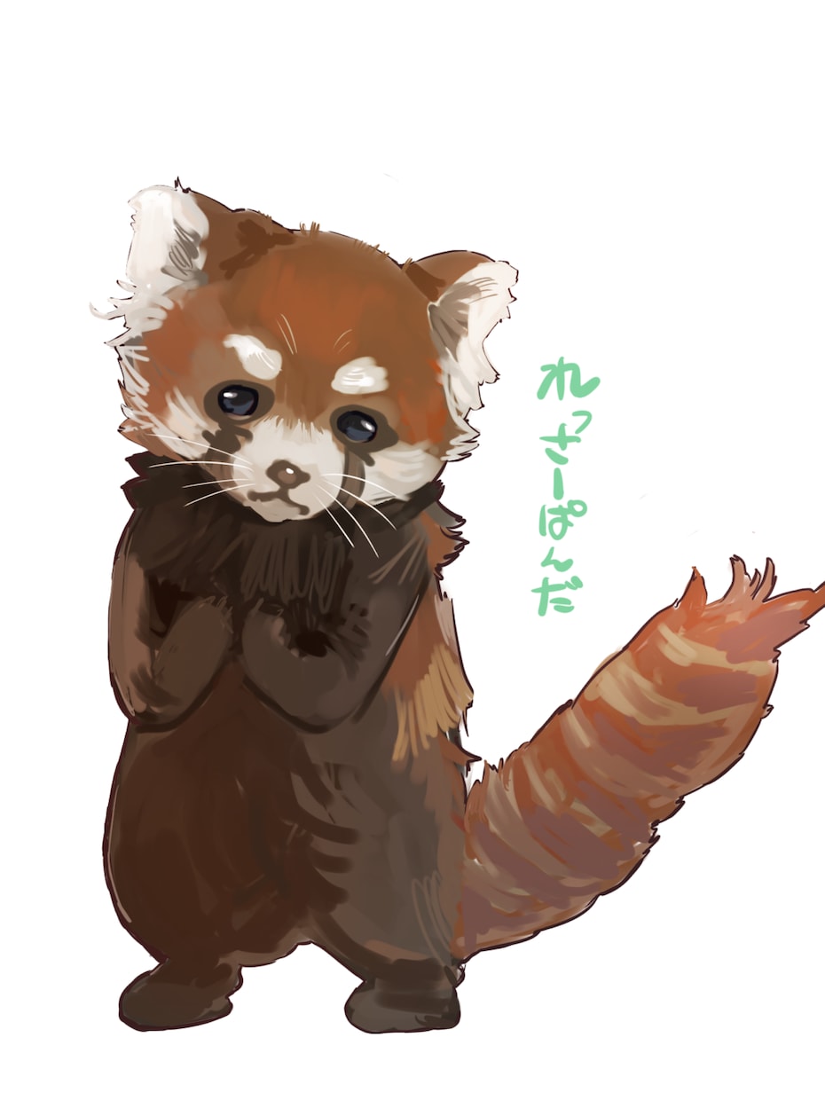 ゆるっと可愛い動物をお描きします アイコンにもピッタリ！ふわふわ可愛いく꒰ᐢ⸝⸝•༝•⸝⸝ᐢ꒱ イメージ1