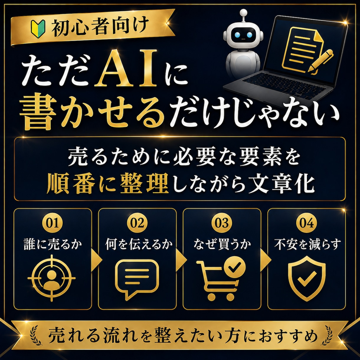 副業初心者向け販売ページ作成キットをお渡しします 売る文章で止まっている人へ。AIで迷わず作れる形に整えます イメージ4