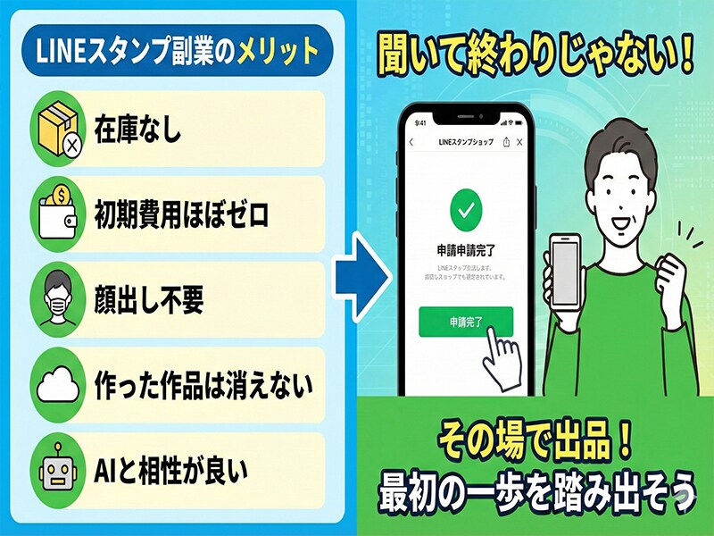 AIで30分、LINEスタンプ出品する方法教えます センス不要の副業初心者向けAIクリエイティブ入門 イメージ3