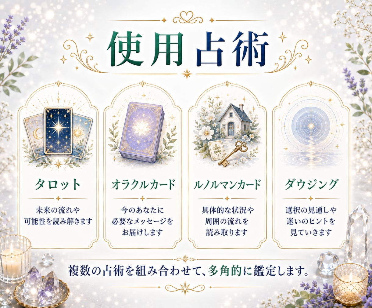 仕事の選択肢⌚2つの未来を3つの視点で占います 相談実績8000件超☪️20時間以内に鑑定結果をお届け✨ イメージ8
