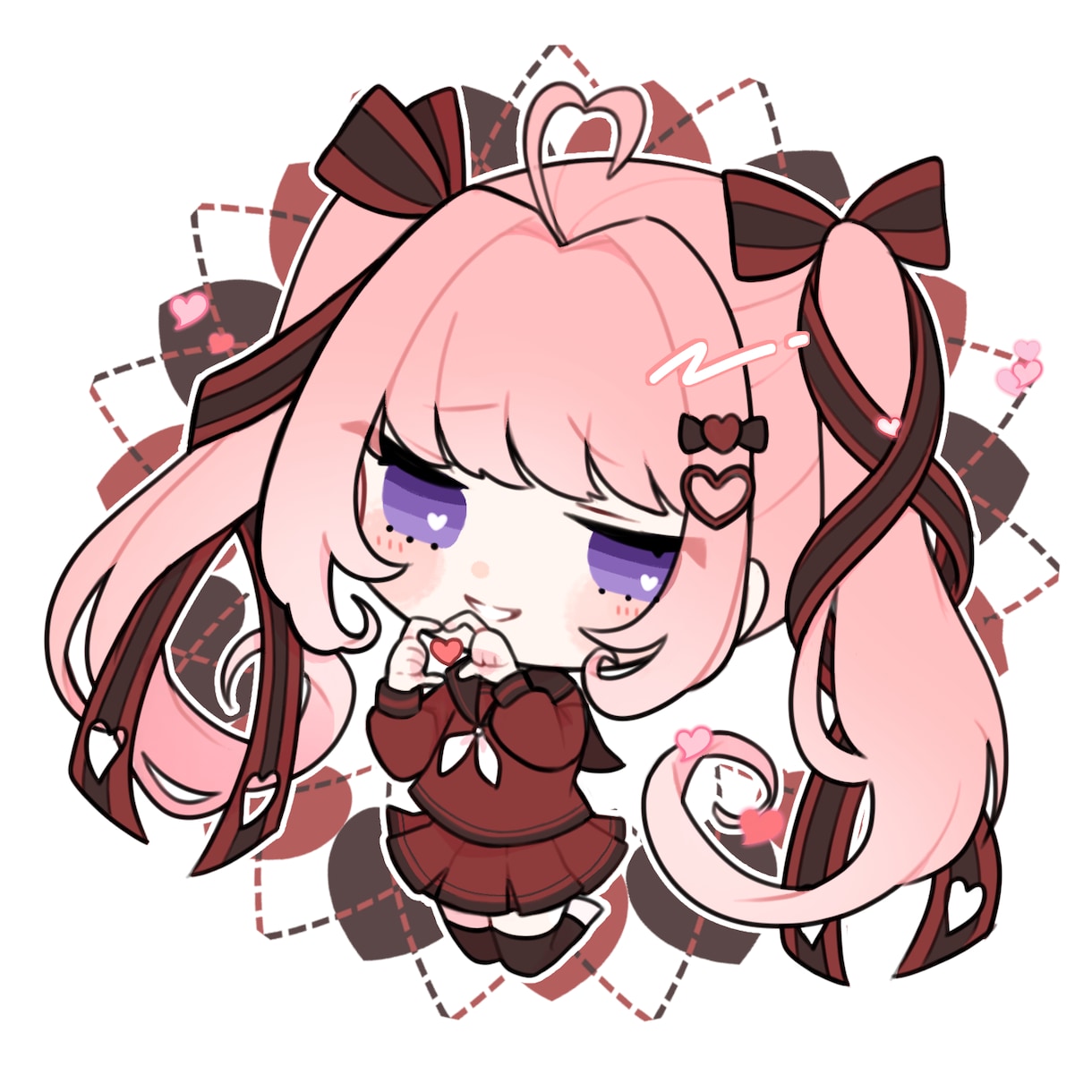 ちまっとかわいい！デフォルメイラスト描きます SNSアイコンやグッズ制作などにどうぞ！ イメージ10