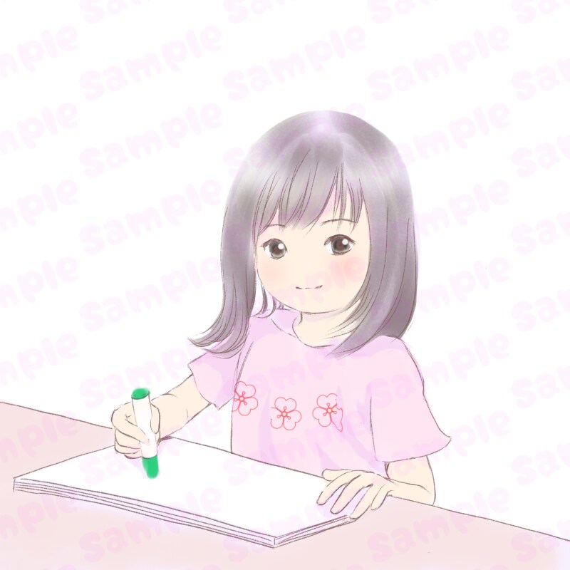 こども、お描きします ★幼児、小学生、中学生の対応できます。 イメージ4
