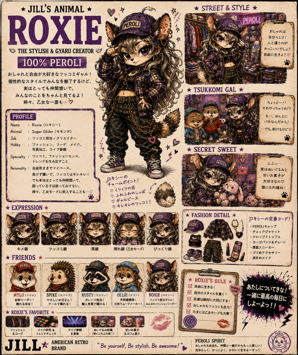 ブランドの顔になるキャラクターを制作します 見た目だけじゃない、性格や世界観までデザイン イメージ5