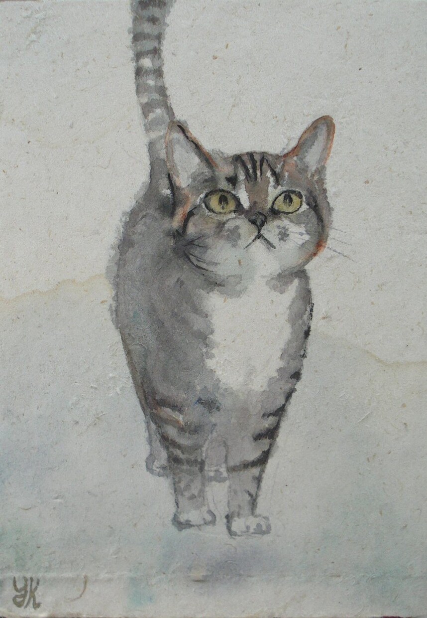 ペットの写真をもとに肖像画を描きます 水彩・油彩・アクリル画。パステルなどお好みの画材で。 イメージ1