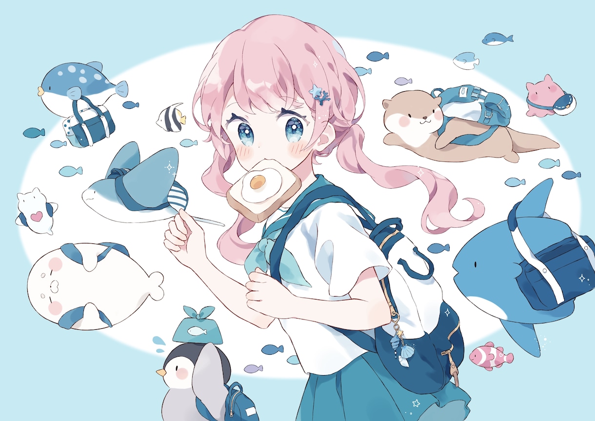 イラスト制作いたします キャラクターイラストをお描きします！ イメージ1