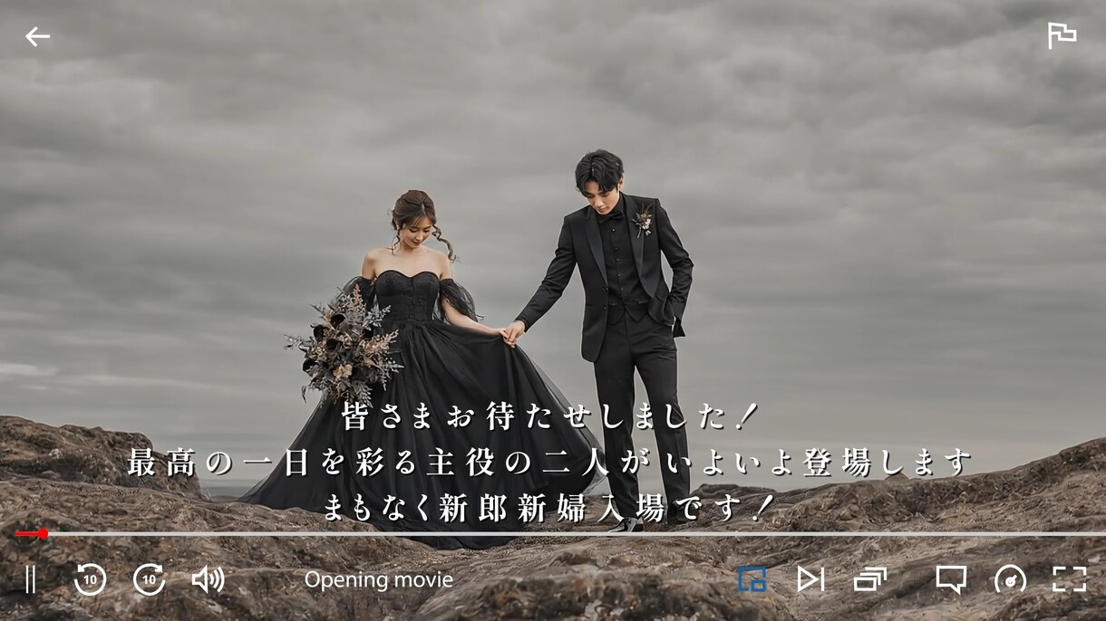 Netflix風オープニングムービープロが作ります 好きな音楽を選んで写真とコメントを送るだけで最高のOPが完成 イメージ9