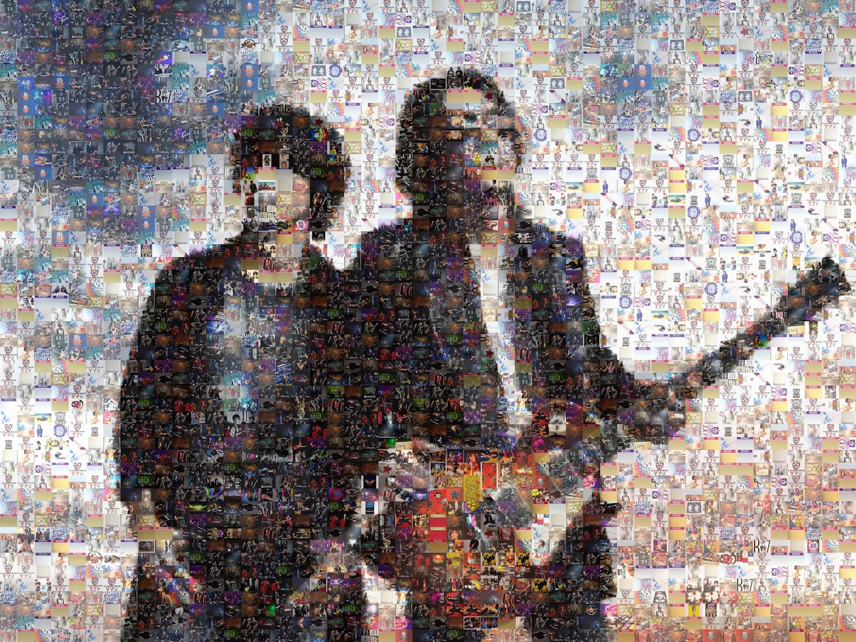 ワンランク上のモザイクアートを写真から作成します ウェルカムボード、記念品やTシャツ等のデザイン、プレゼントに イメージ7