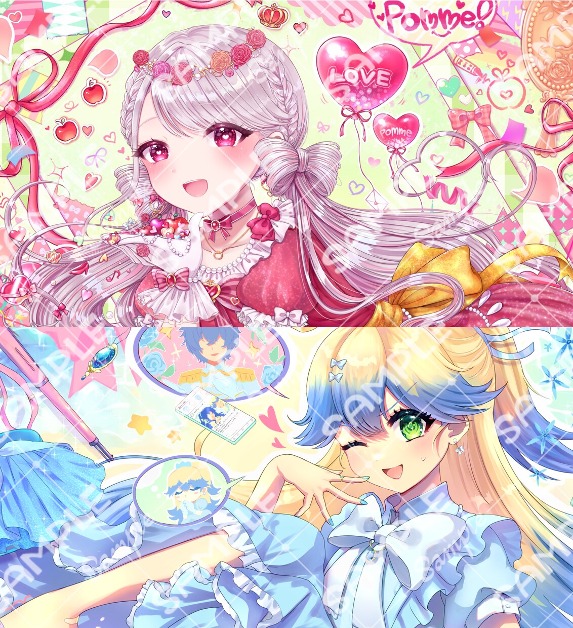 イラスト制作いたします SNSアイコン/一枚絵/立ち絵/SDキャラなど イメージ3