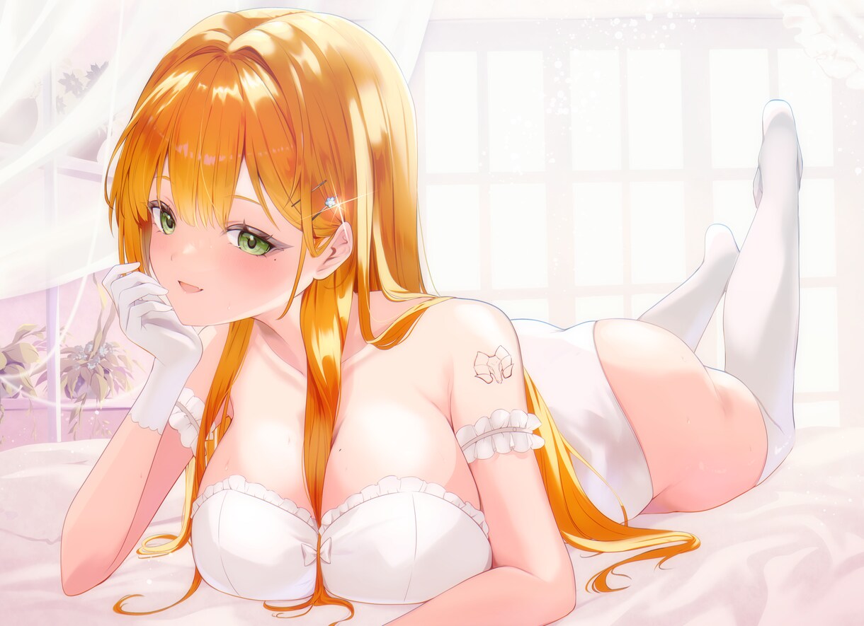 瞳の可愛い女の子のイラスト1枚絵を描きます キラキラな女の子のイラストやSDキャラなど イメージ3