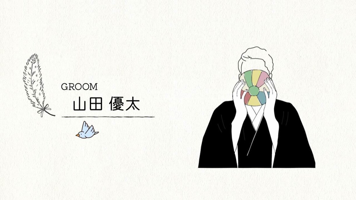 人気の手書き風ムービー作成します 元ウェディング専門の映像職人がつくる、優しい雰囲気の動画です イメージ3