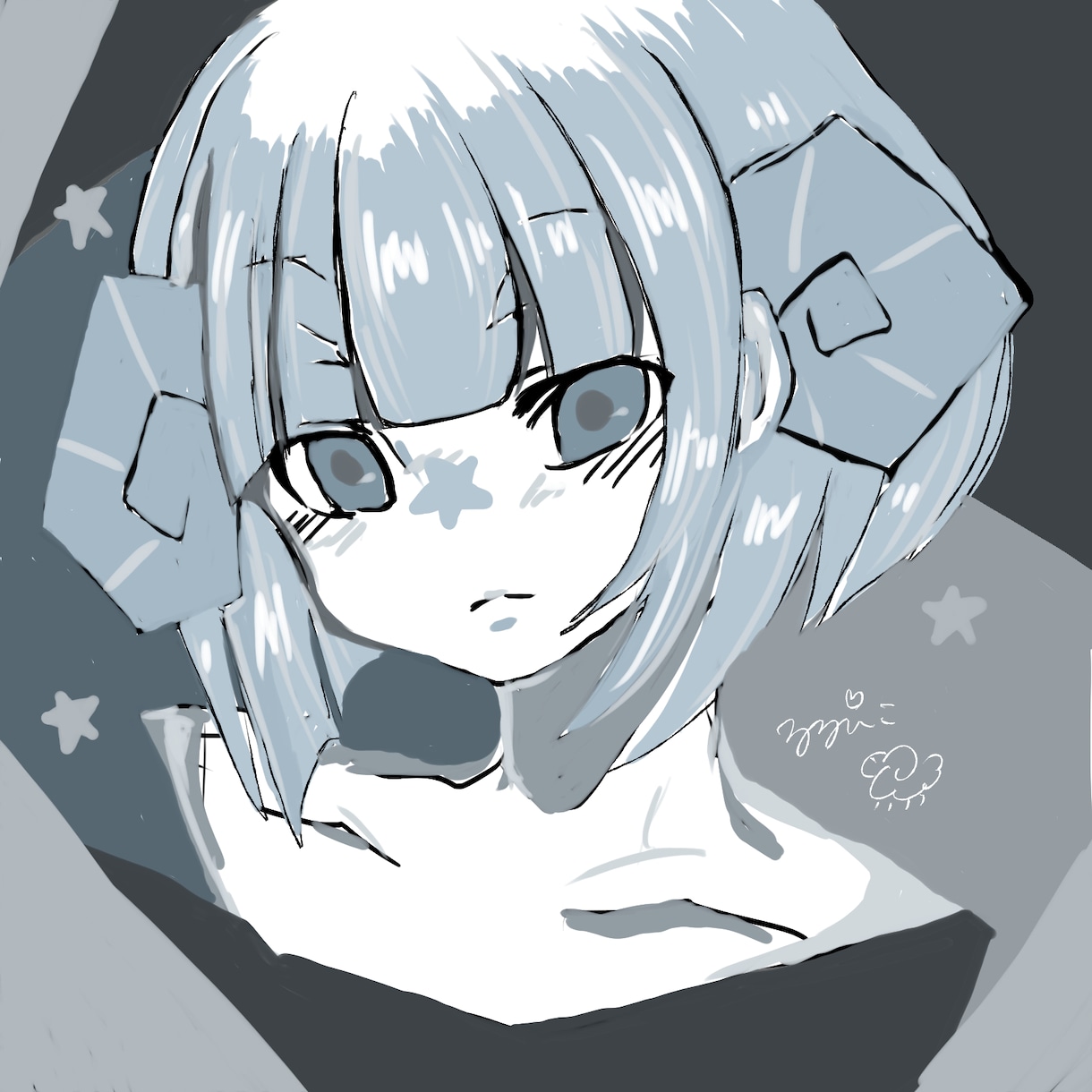 正方形のSNSアイコンを描きます 企業など商用アカウントの方、個人の方問わず描きます イメージ7