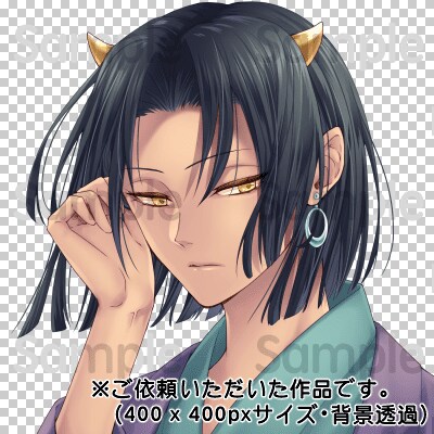SNS等に使えるアイコン・ヘッダー作成します 少女漫画・乙女向け・女性向けゲーム系の絵柄のイラストです イメージ7