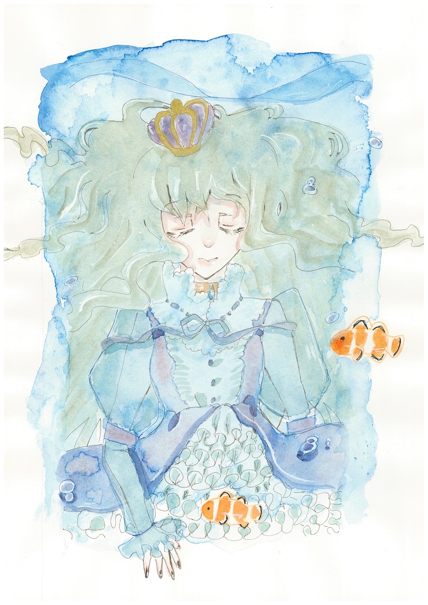 透明水彩で可愛くて綺麗な作品を作成します 淡くて可愛い作品であなたの場所を華やかにしよう イメージ2