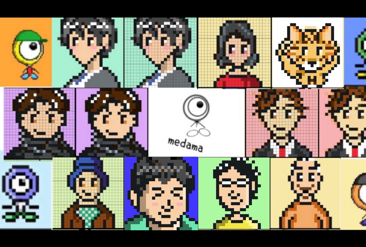 ドット絵で似顔絵を作成します SNSアイコン、アバターに！動物など気軽に相談ください。 イメージ1