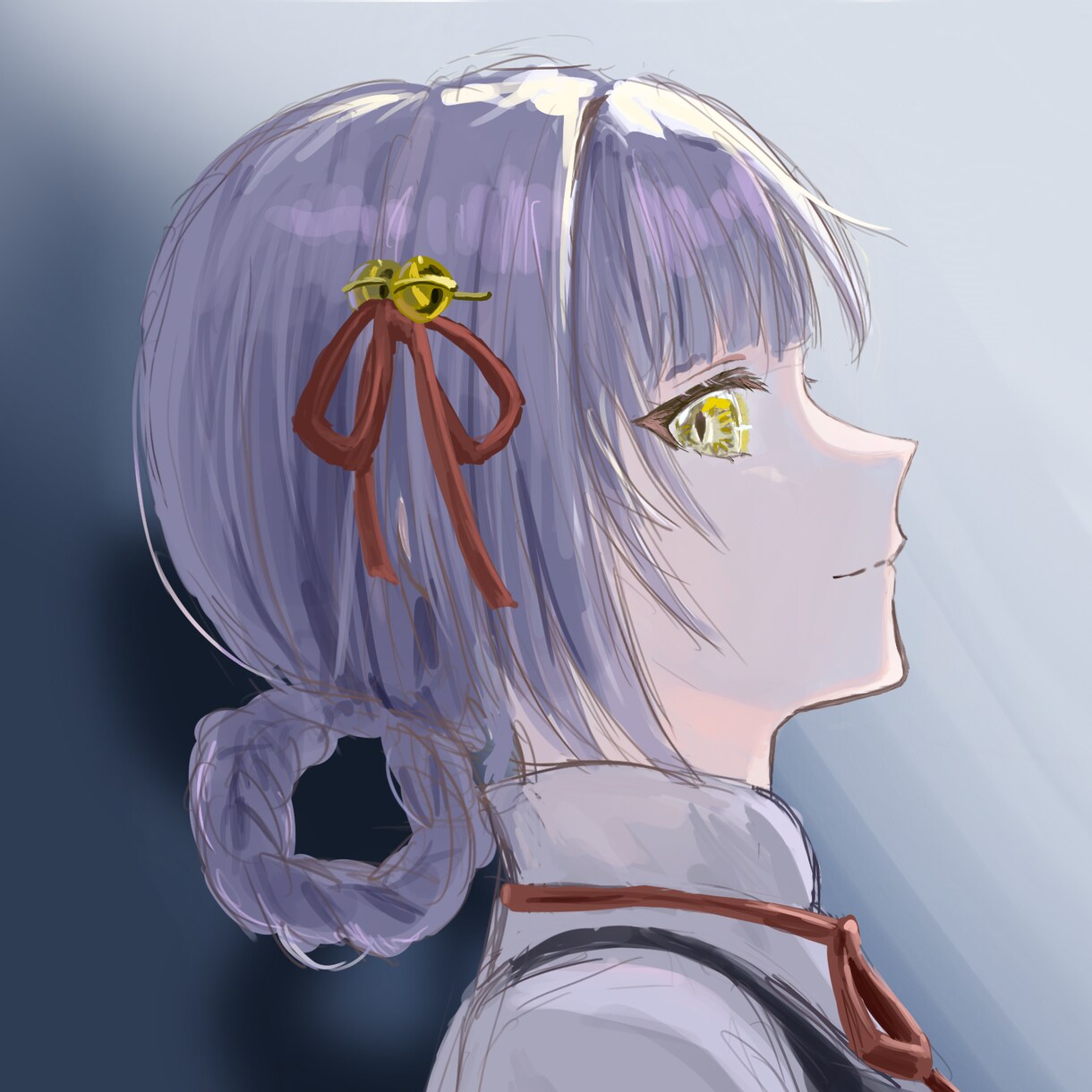 アニメ調の人物イラストを描きます 透明感のある瞳と髪にこだわっています イメージ2