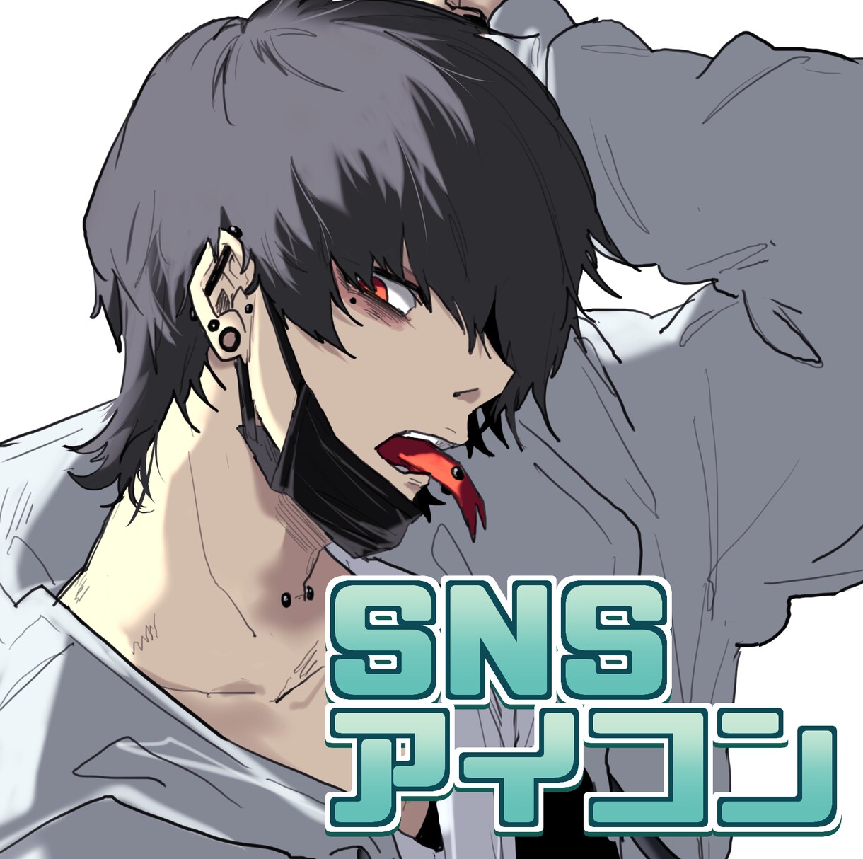 SNSアイコン制作します 男性、女性キャラどちらも対応可能 イメージ1