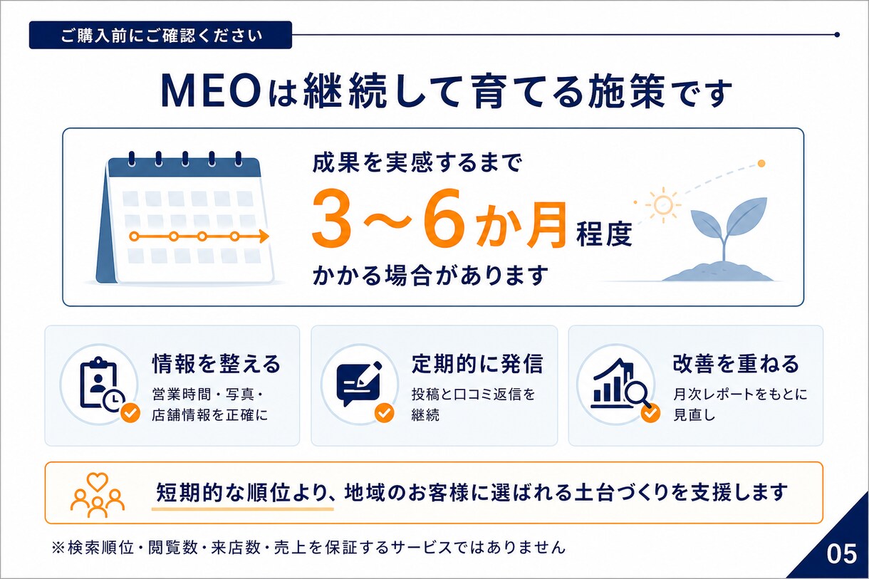 1日100円からGoogleマップMEO運用します 口コミを集めやすくするマル秘アンケート付き｜月額3,000円 イメージ5