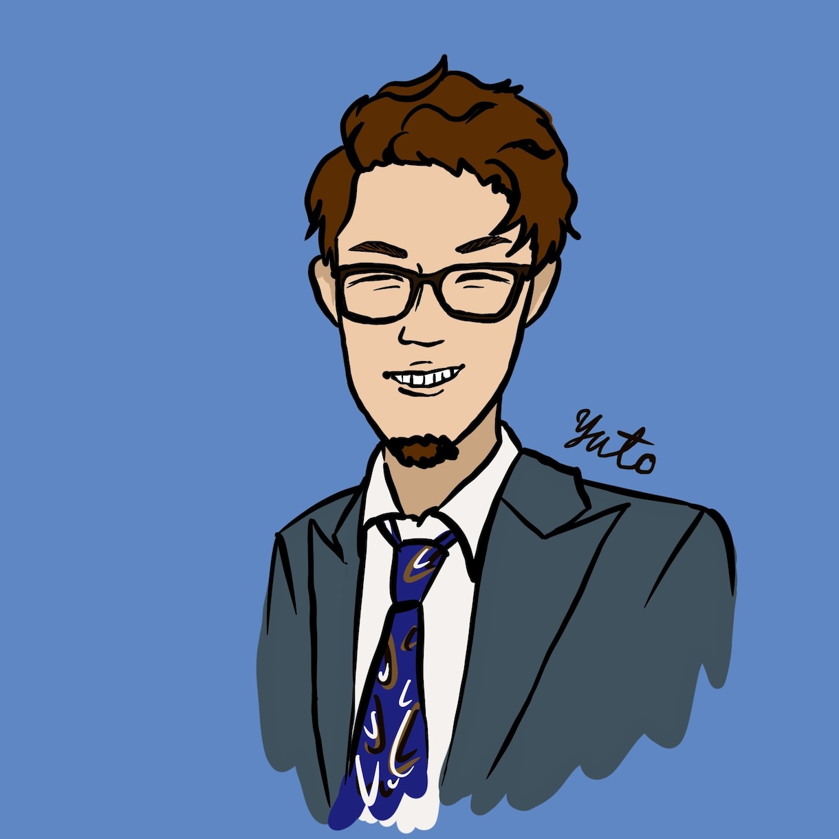 価格交渉OK！シンプルなおしゃれ似顔絵描きます SNSや企業のHP、お祝いなどのプロフィールにおすすめ！ イメージ4