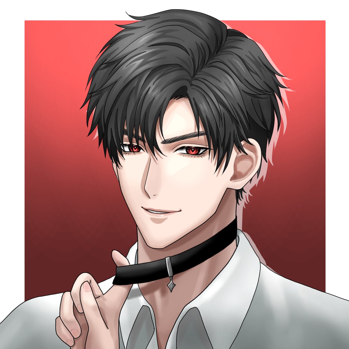 SNS用アイコンをお描きします イケメンな男性アイコンをお求めの方へ イメージ2