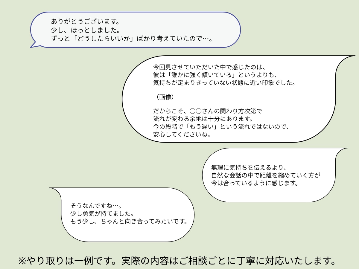 どうしたいか分からない…心を一緒に整理します 答えを急がず、気持ちと選択を整えます｜朝のミルクティー イメージ3